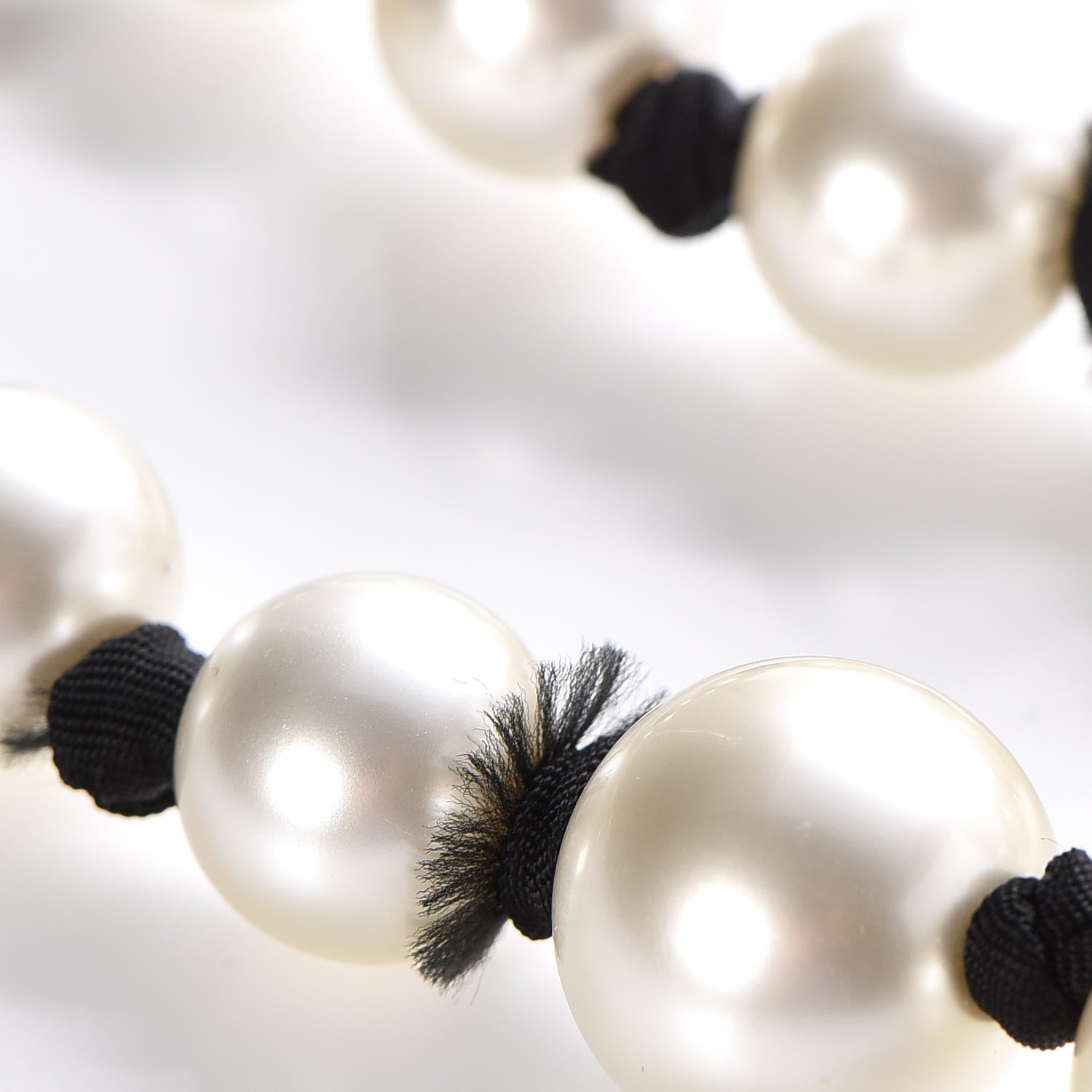 Chanel Graduated Pearl CC Long Necklace Gold 8 of 10