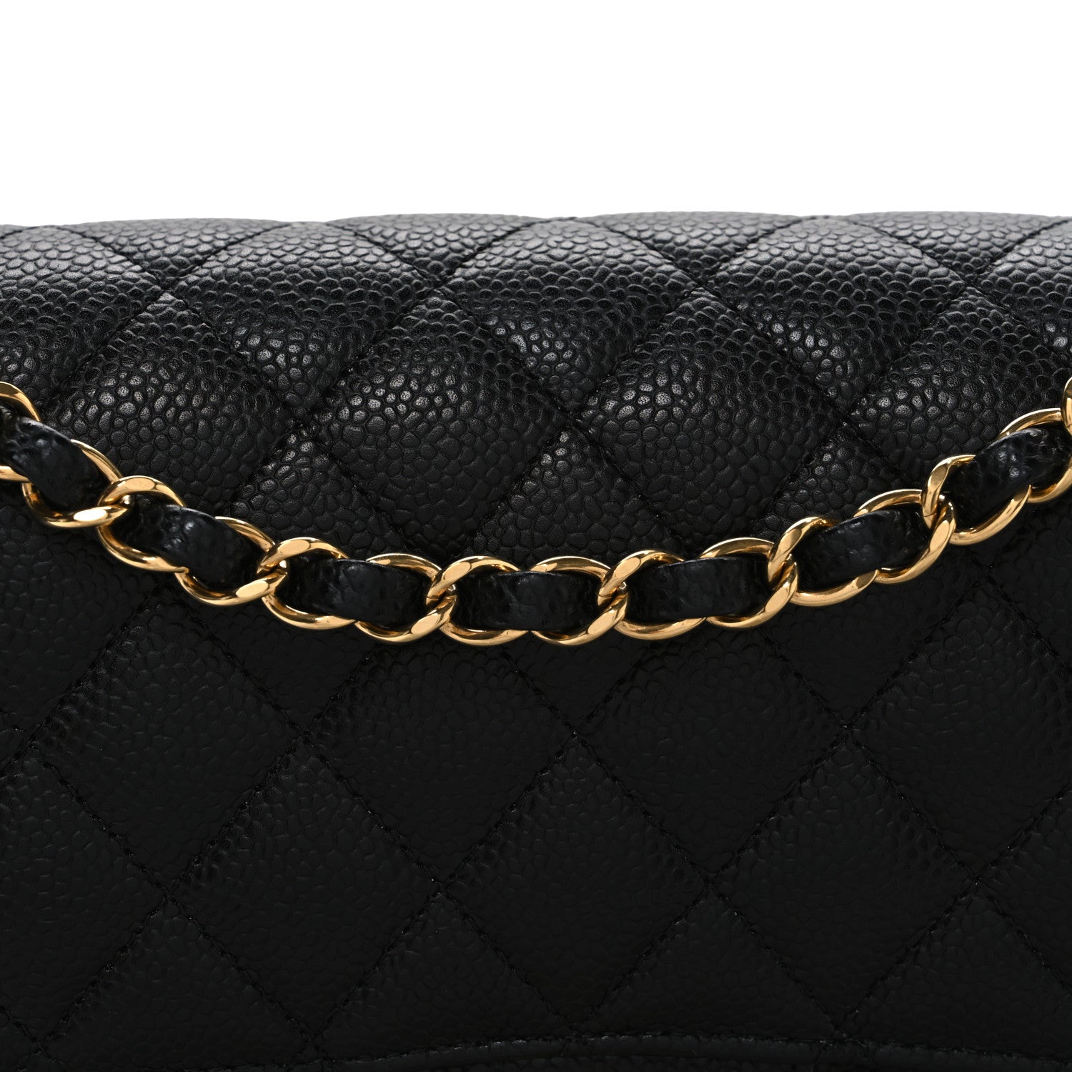 Chanel Caviar Quilted Medium Double Flap Black 8 of 11