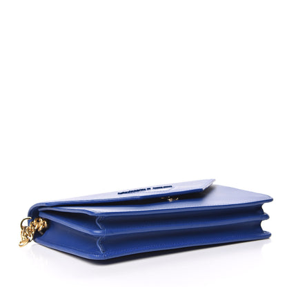 Prada Saffiano City Calfskin Chain Wallet Royal 4 of 9