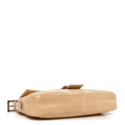 Fendi Snakeskin Baguette Beige 4 of 11