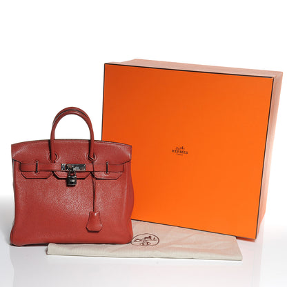 Hermes Chevre Mangalore HAC Birkin 28 Coq de Roche 5 of 10