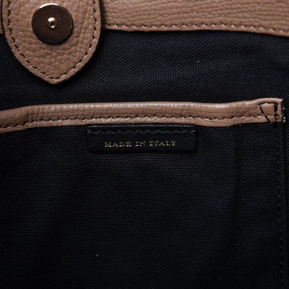 Burberry Grainy Calfskin House Check Small Bingley Dark Sand 9 of 10