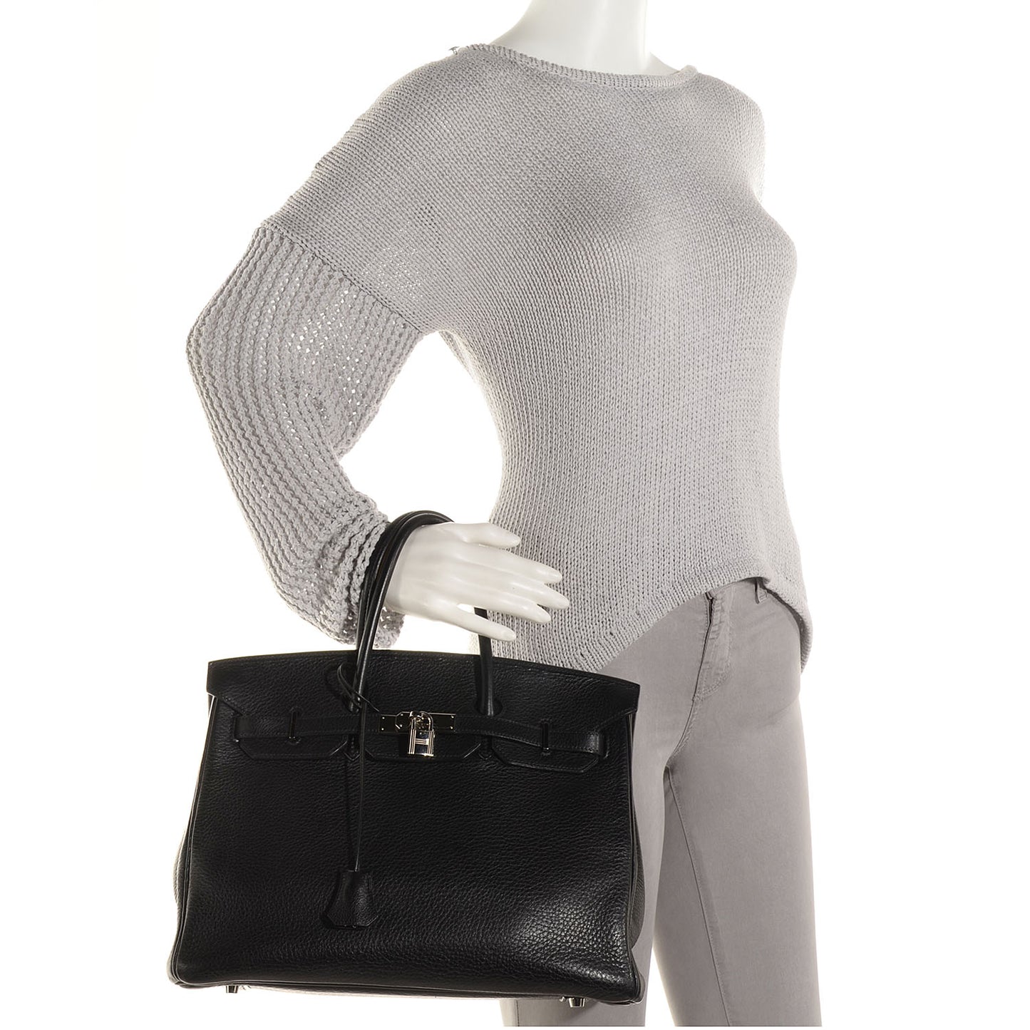 Taurillon Clemence Birkin 35 Black