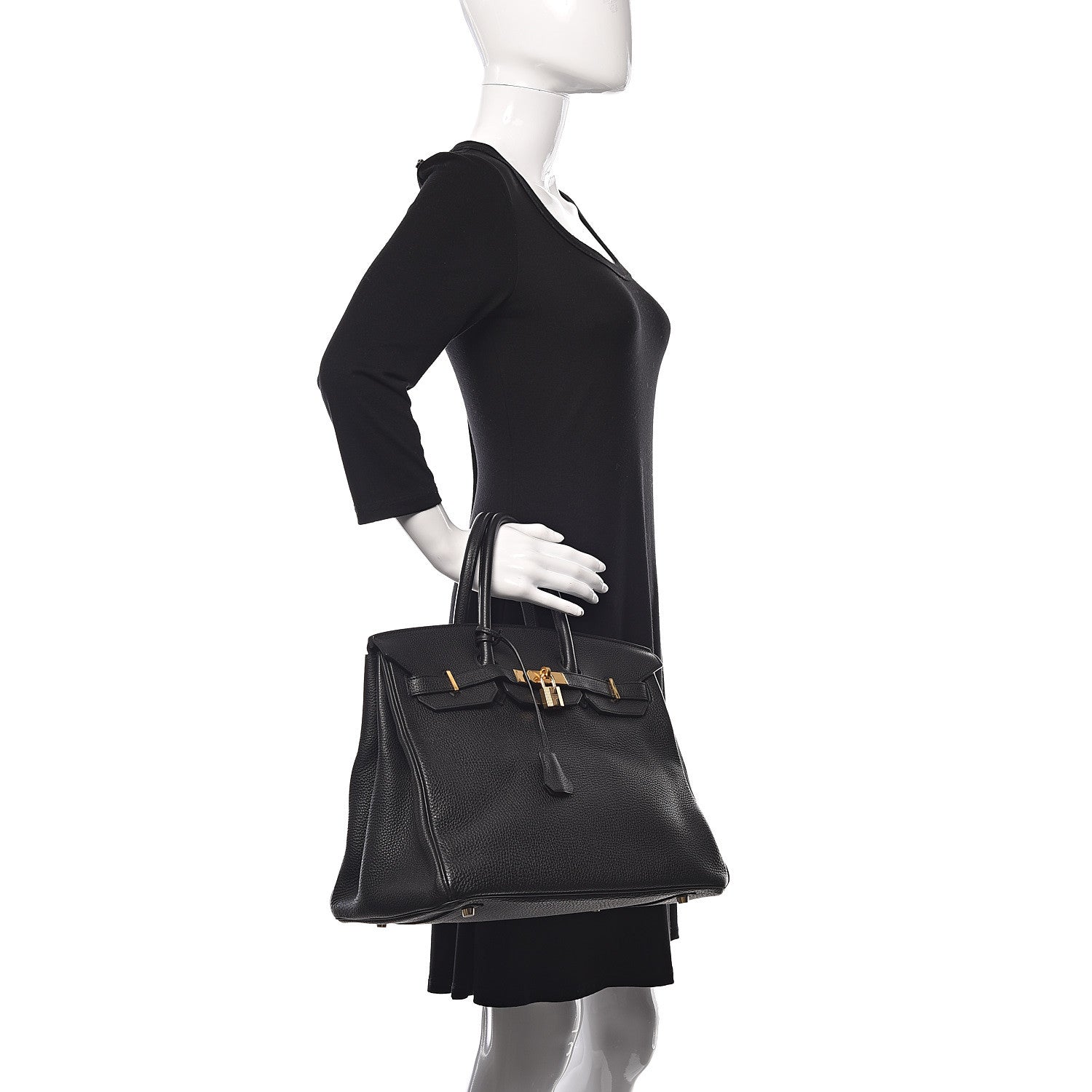 Hermes Togo Birkin 35 Black 2 of 47