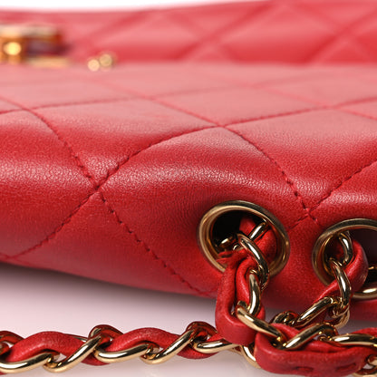 Chanel Lambskin Quilted Large Golden Class Flap Red 20 of 33