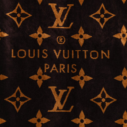 Louis Vuitton Cotton Monogram Classic Beach Towel Brown 4 of 6