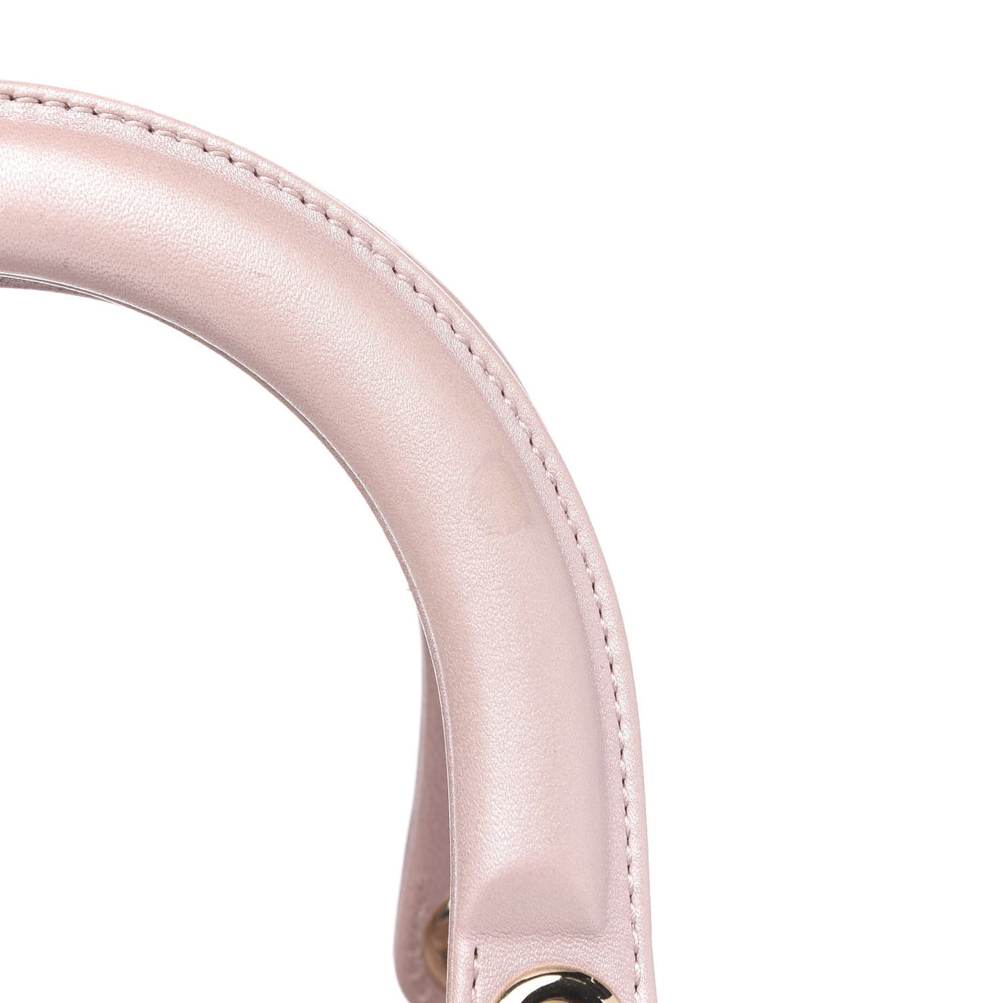 Pearly Lambskin Cannage Medium Lady Dior Lotus