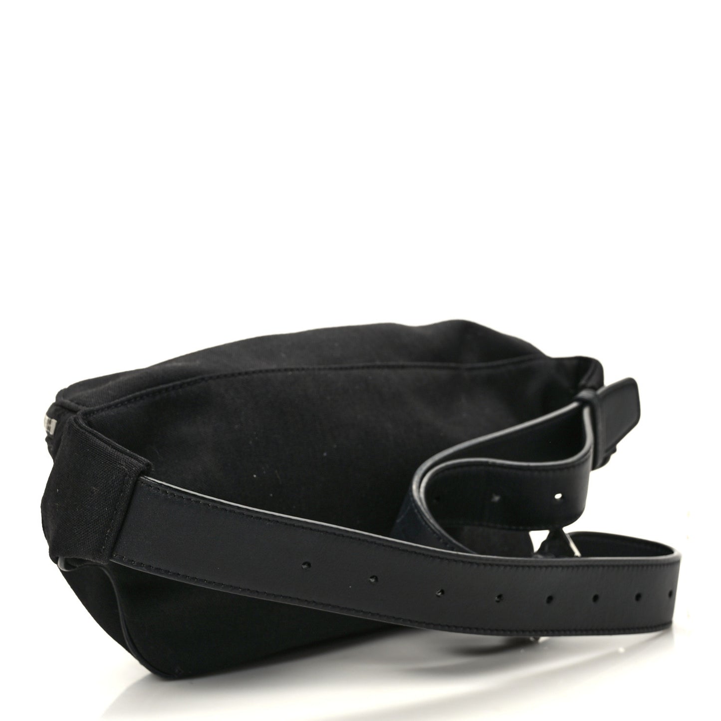 Canvas Monogram Belt Bag Black
