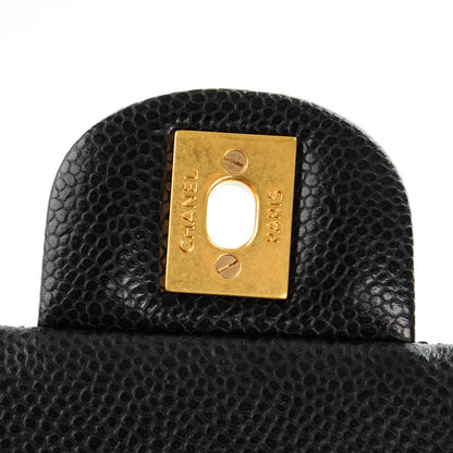 Chanel Caviar Quilted Mini Square Flap Black 5 of 8