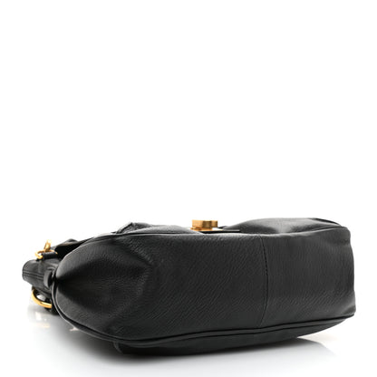 Chloe Grained Lambskin Calfskin Small Lexa Shoulder Bag Black 4 of 10