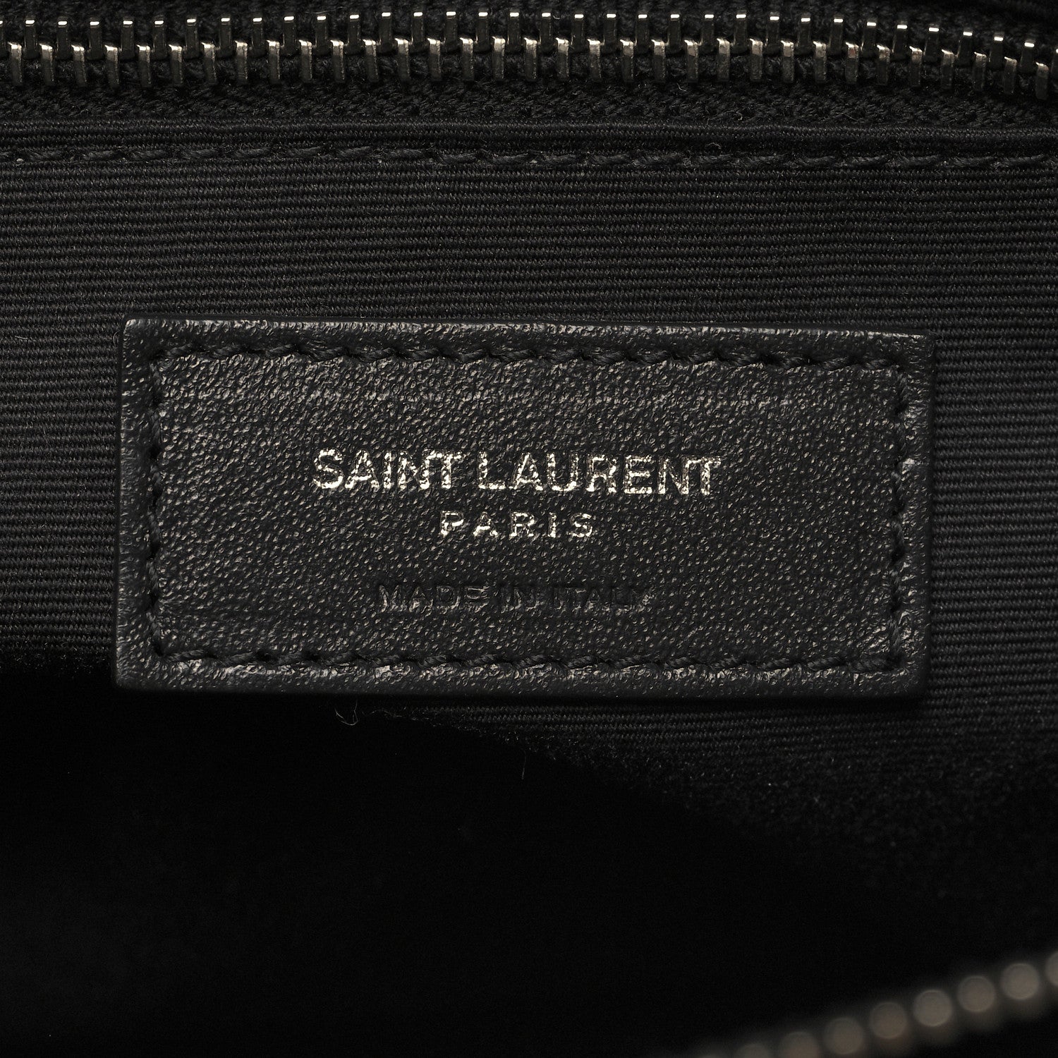 Saint Laurent Calfskin Y Quilted Monogram Medium Loulou Chain Satchel Black 7 of 11