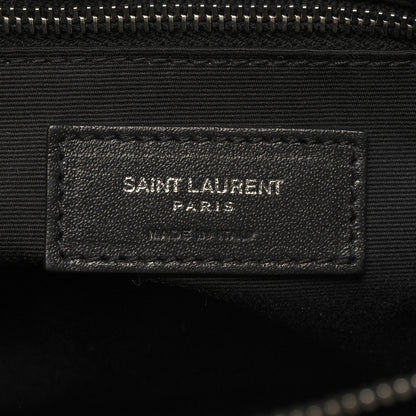 Saint Laurent Calfskin Y Quilted Monogram Medium Loulou Chain Satchel Black 7 of 11