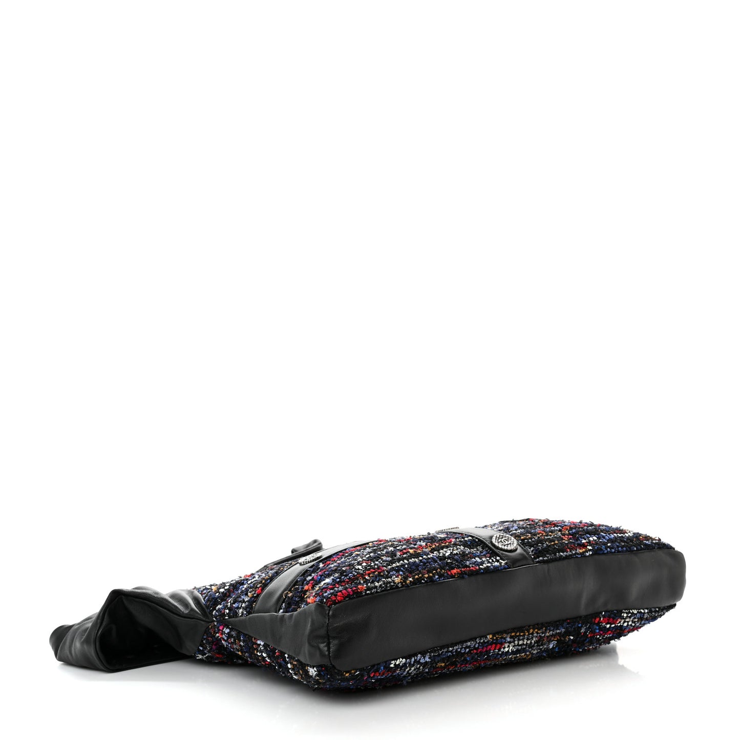 Tweed Lambskin Small Girl Bag Multicolor Black