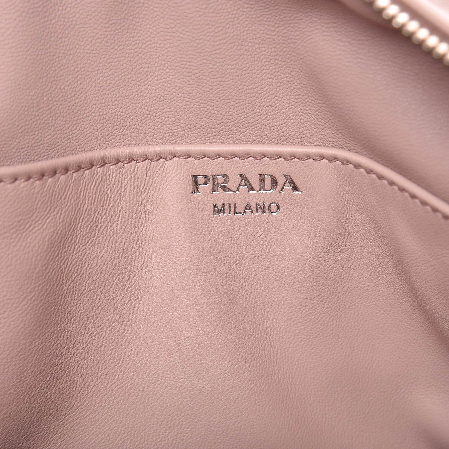 Prada Soft Calf Large Inside Tote Black Mughetto 7 of 13
