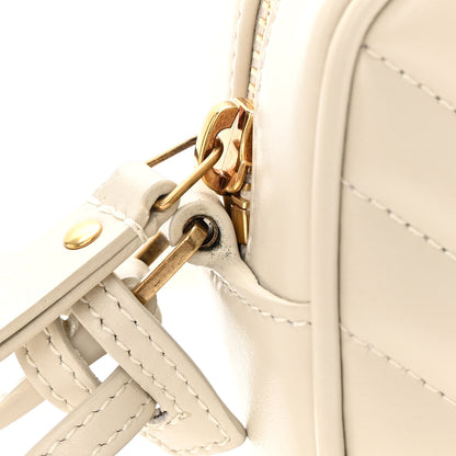 Saint Laurent Calfskin Matelasse Monogram Lou Camera Bag Crema Soft 13 of 13