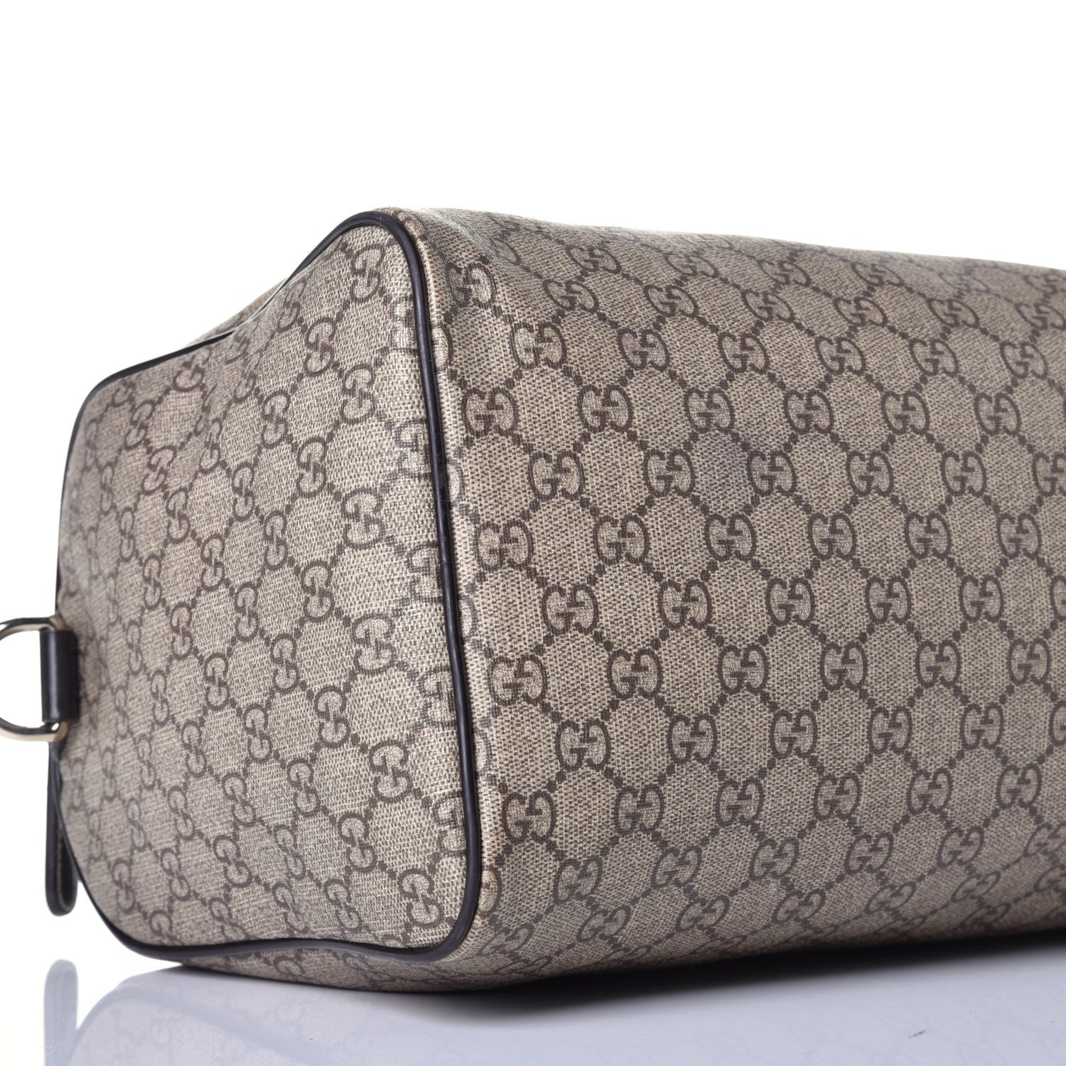 Gucci GG Plus Monogram Tattoo Heart Medium Joy Boston Dark Brown 8 of 12