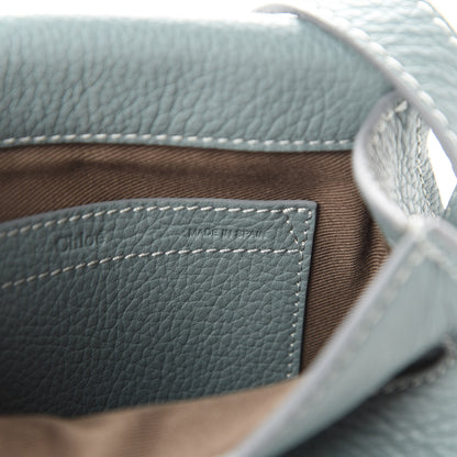 Chloe Calfskin Mini Marcie Round Crossbody Bag Faded Blue 7 of 11