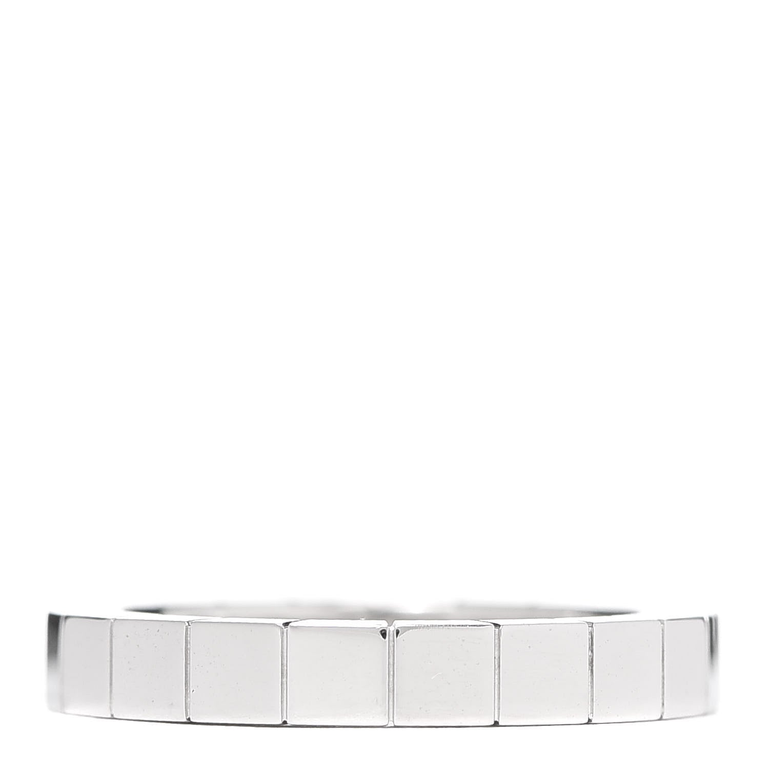 Cartier 18K White Gold Lanieres Ring 49 5 3 of 5