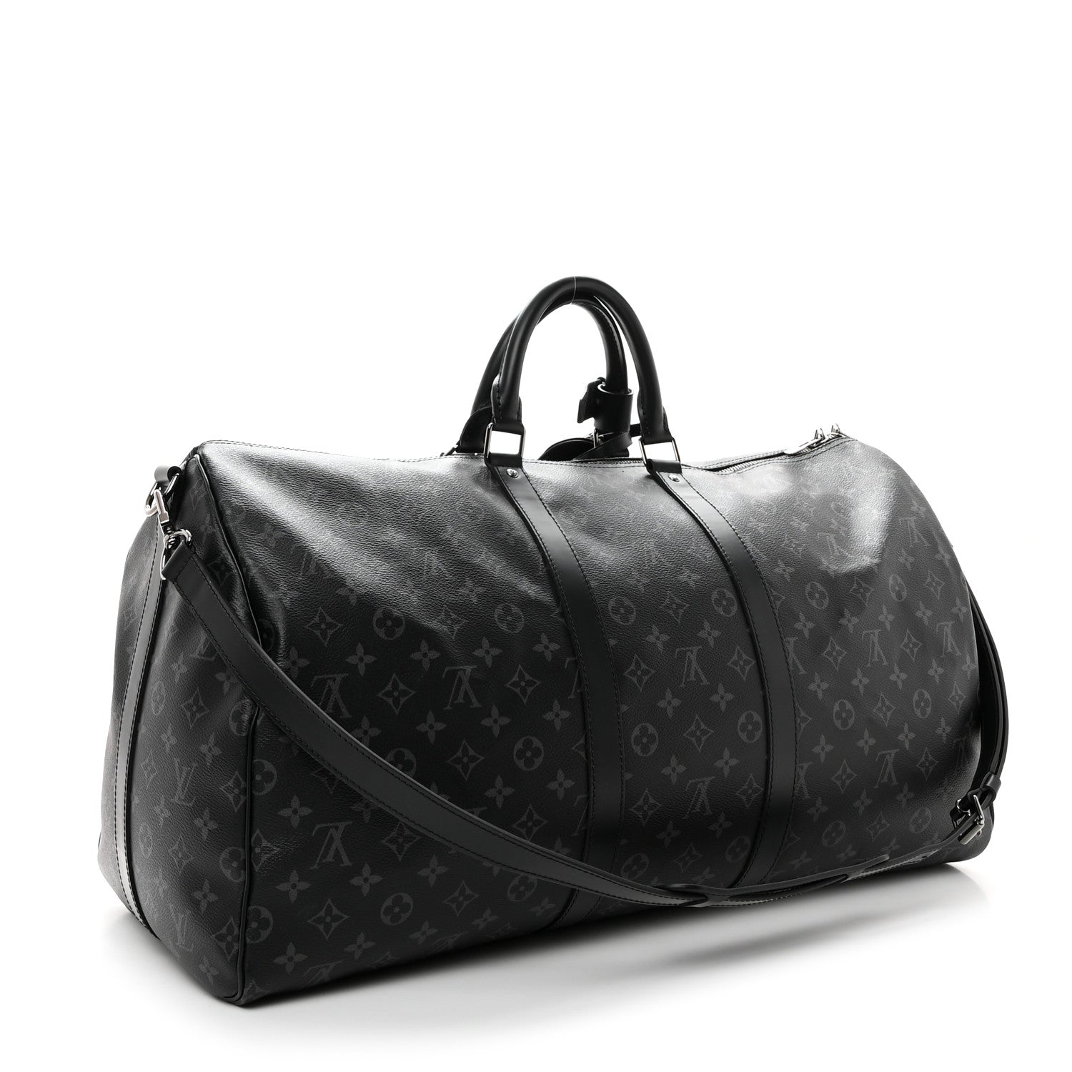 Louis Vuitton Monogram Eclipse Keepall Bandouliere 55 2 of 13
