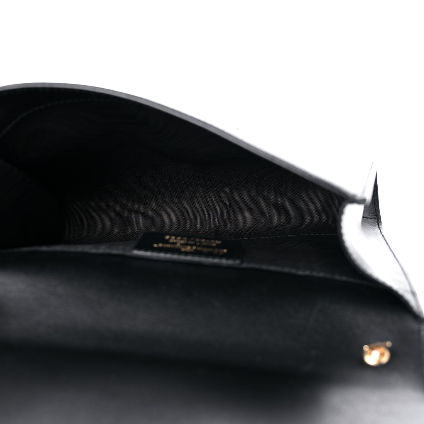 Laser Cut Calfskin Vara Bow Shoulder Bag Black