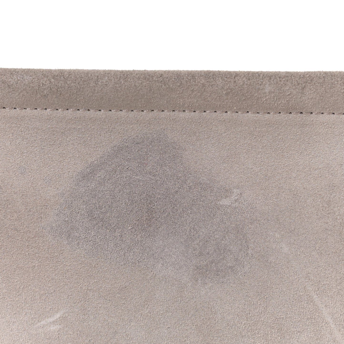 Calfskin Suede Medium Faye Shoulder Bag Motty Grey