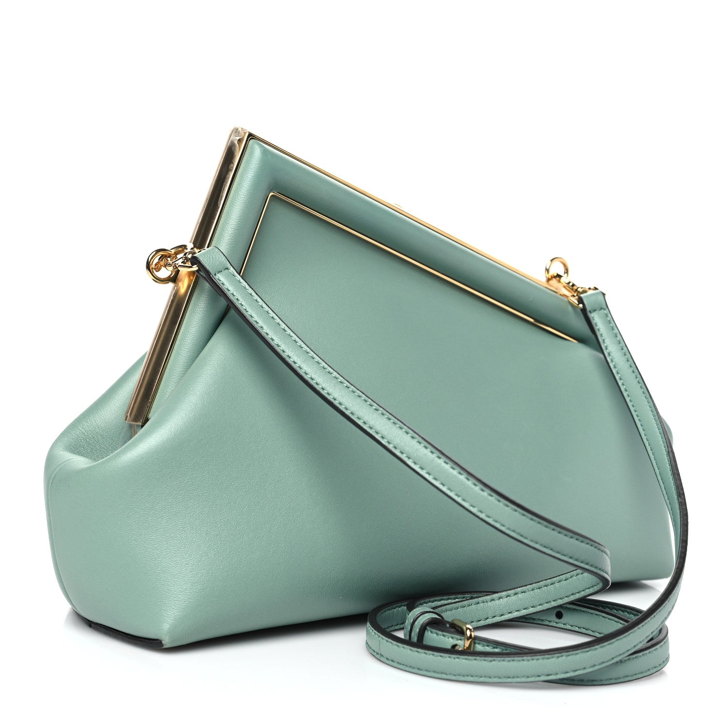 Fendi Shiny Nappa Small Fendi First Menta 3 of 10