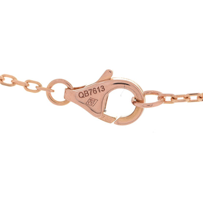 Cartier 18K Pink Yellow White Gold Diamond Trinity Heart Paved Pendant Necklace 4 of 5