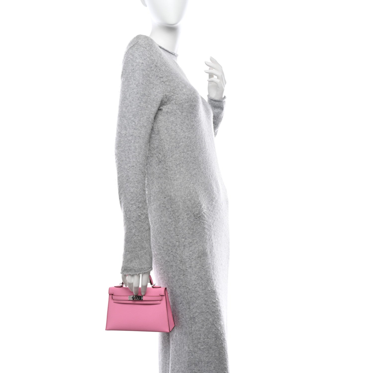 Hermes Epsom Mini Kelly Sellier 20 5P Pink 2 of 10