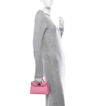 Hermes Epsom Mini Kelly Sellier 20 5P Pink 2 of 10