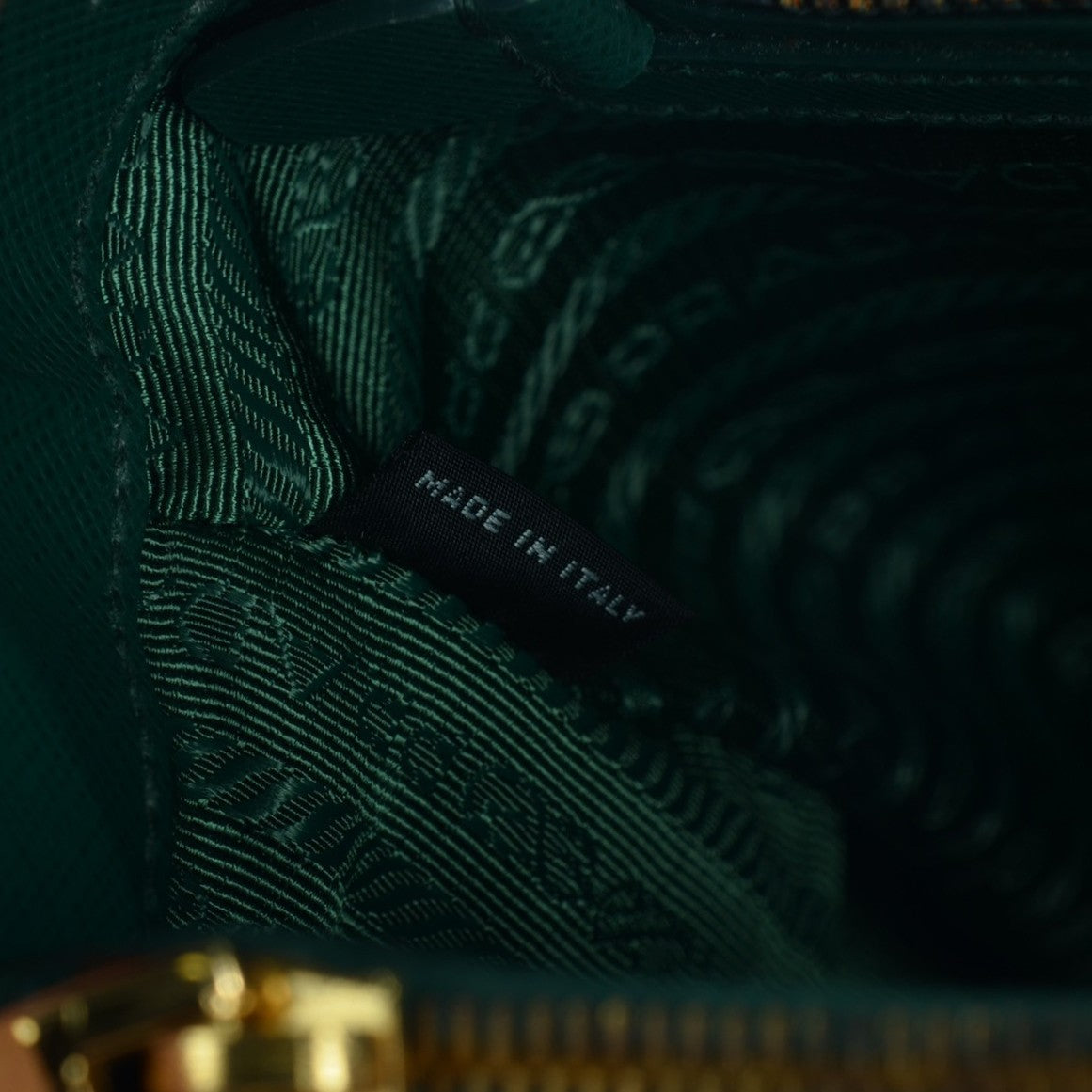 Prada Saffiano Lux Medium Tote Biliardo 10 of 10