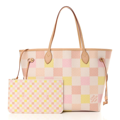 Louis Vuitton Damier Giant Neverfull MM Peach 3 of 10