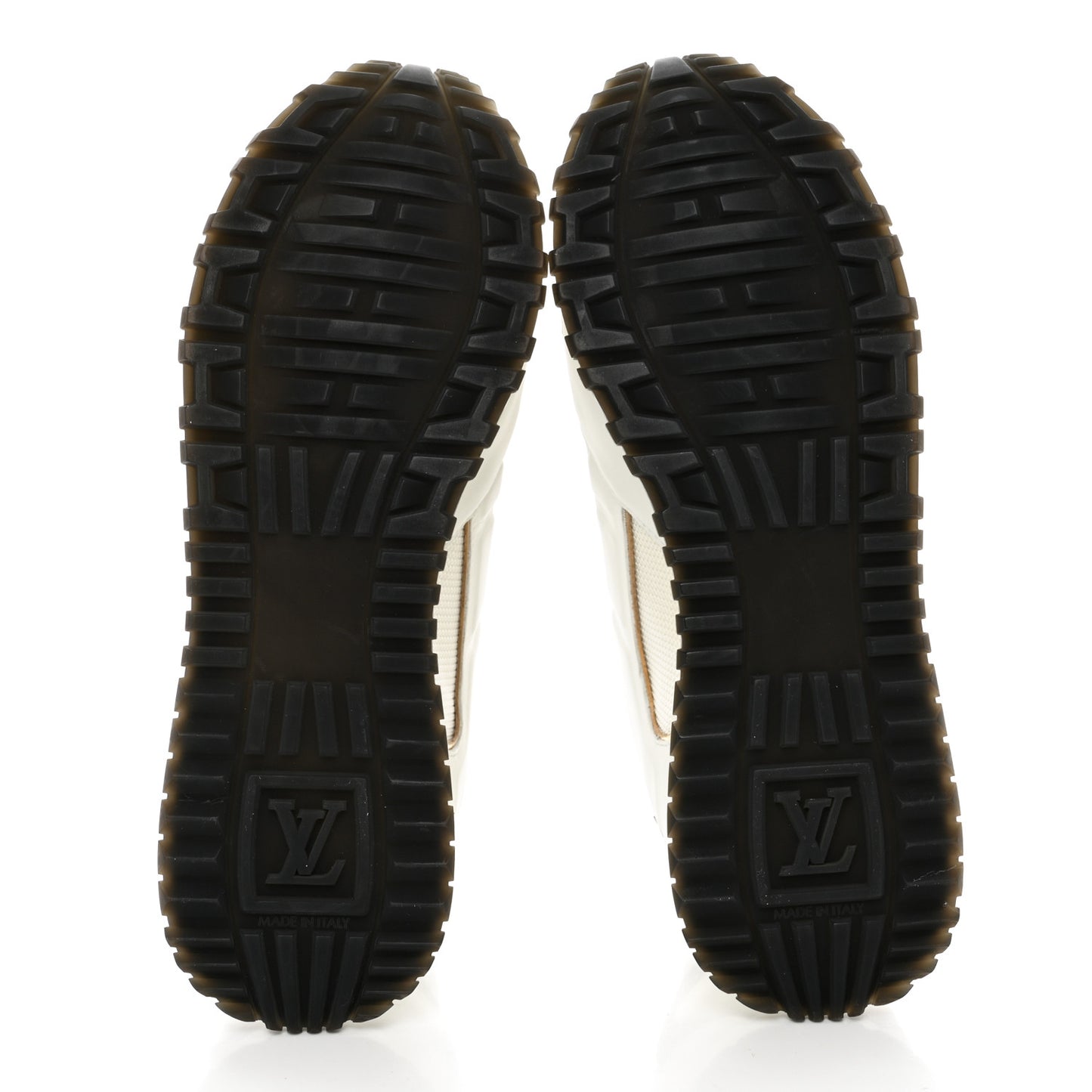 Calfskin Run Away Sneakers 39 White
