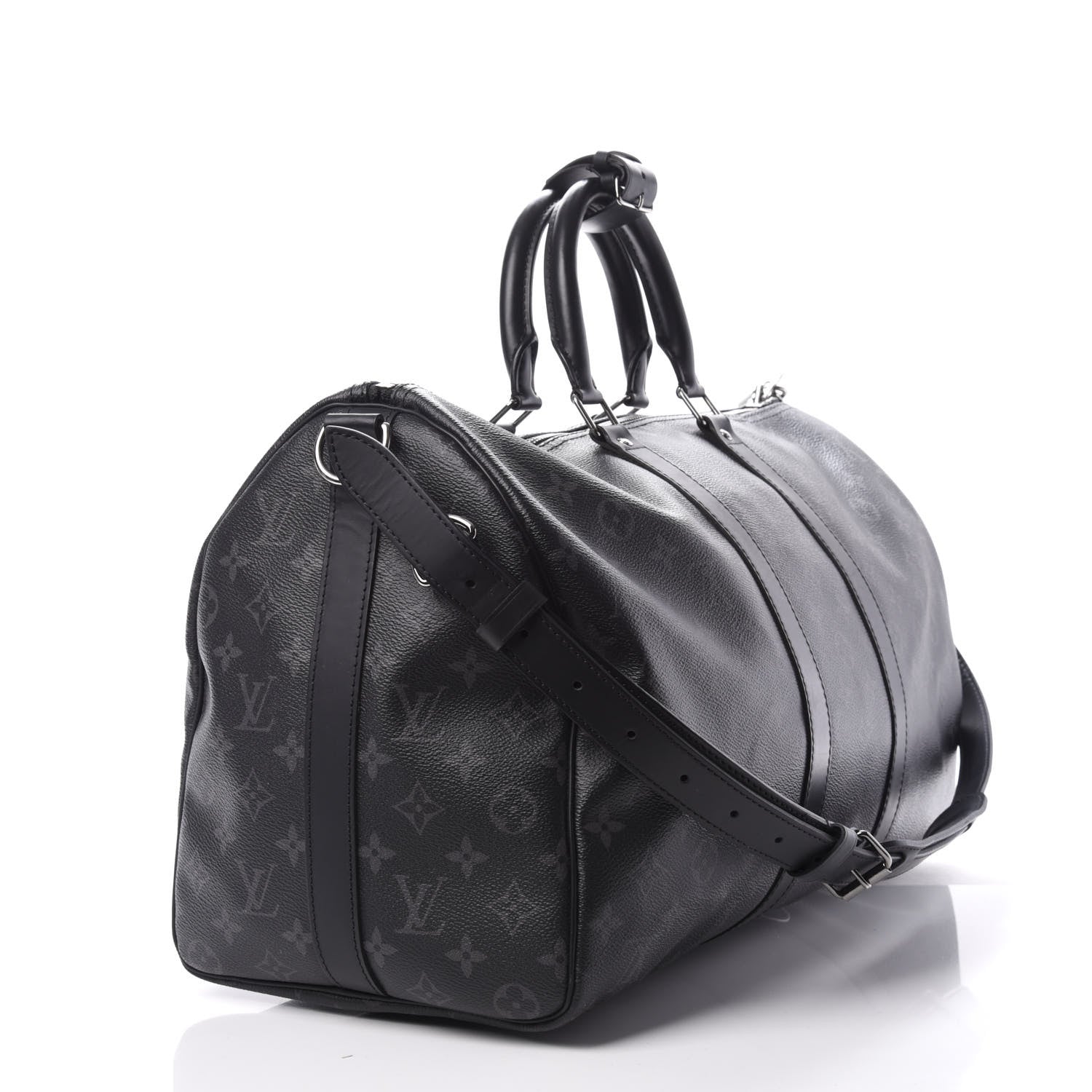 Louis Vuitton Monogram Eclipse Keepall Bandouliere 45 2 of 9