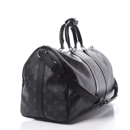 Louis Vuitton Monogram Eclipse Keepall Bandouliere 45 2 of 9