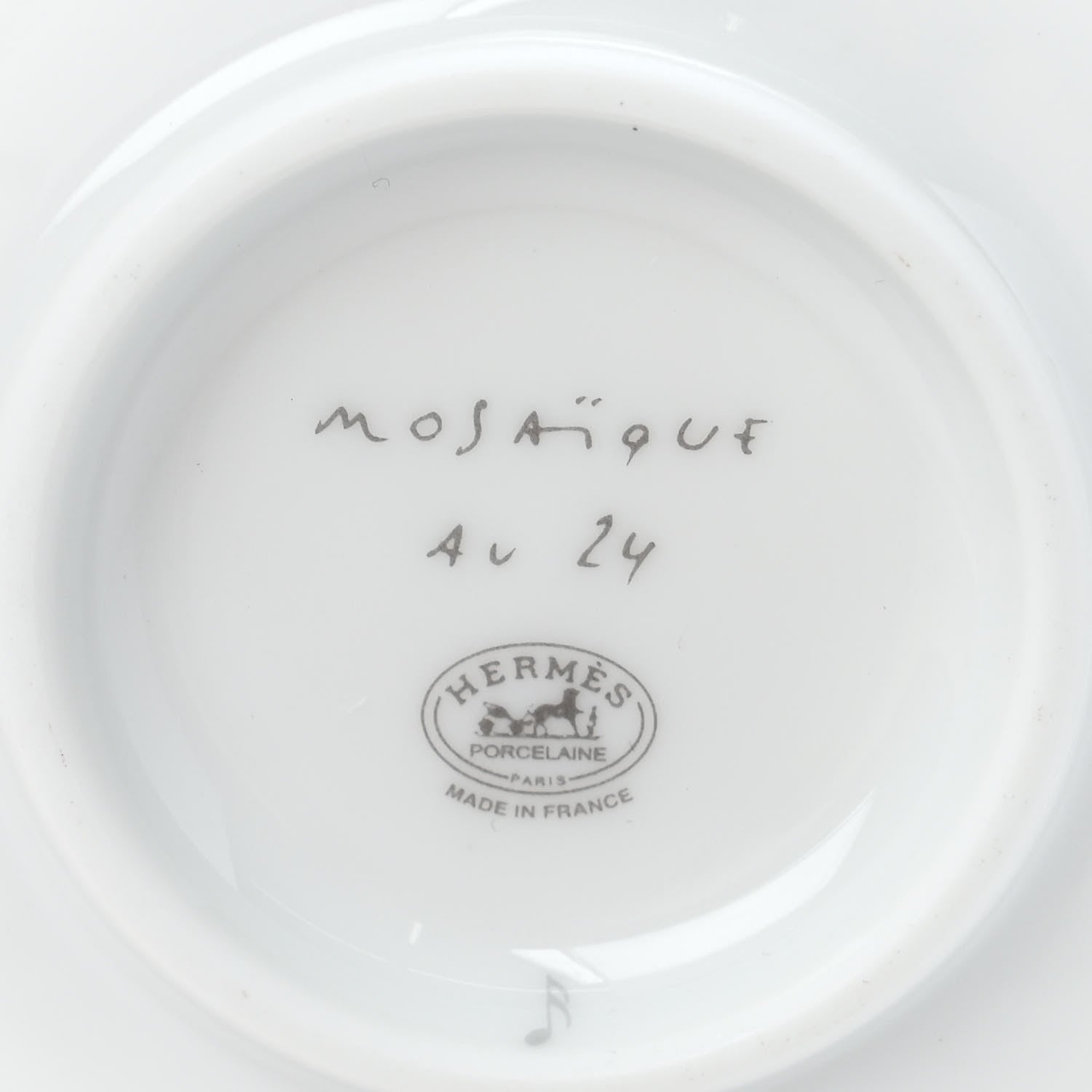 Hermes Porcelain Mosaique au 24 Soy Dish 4 of 4