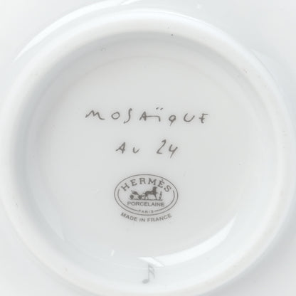Hermes Porcelain Mosaique au 24 Soy Dish 4 of 4