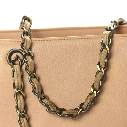 Chanel Calfskin Shopping Tote Beige 20 of 23