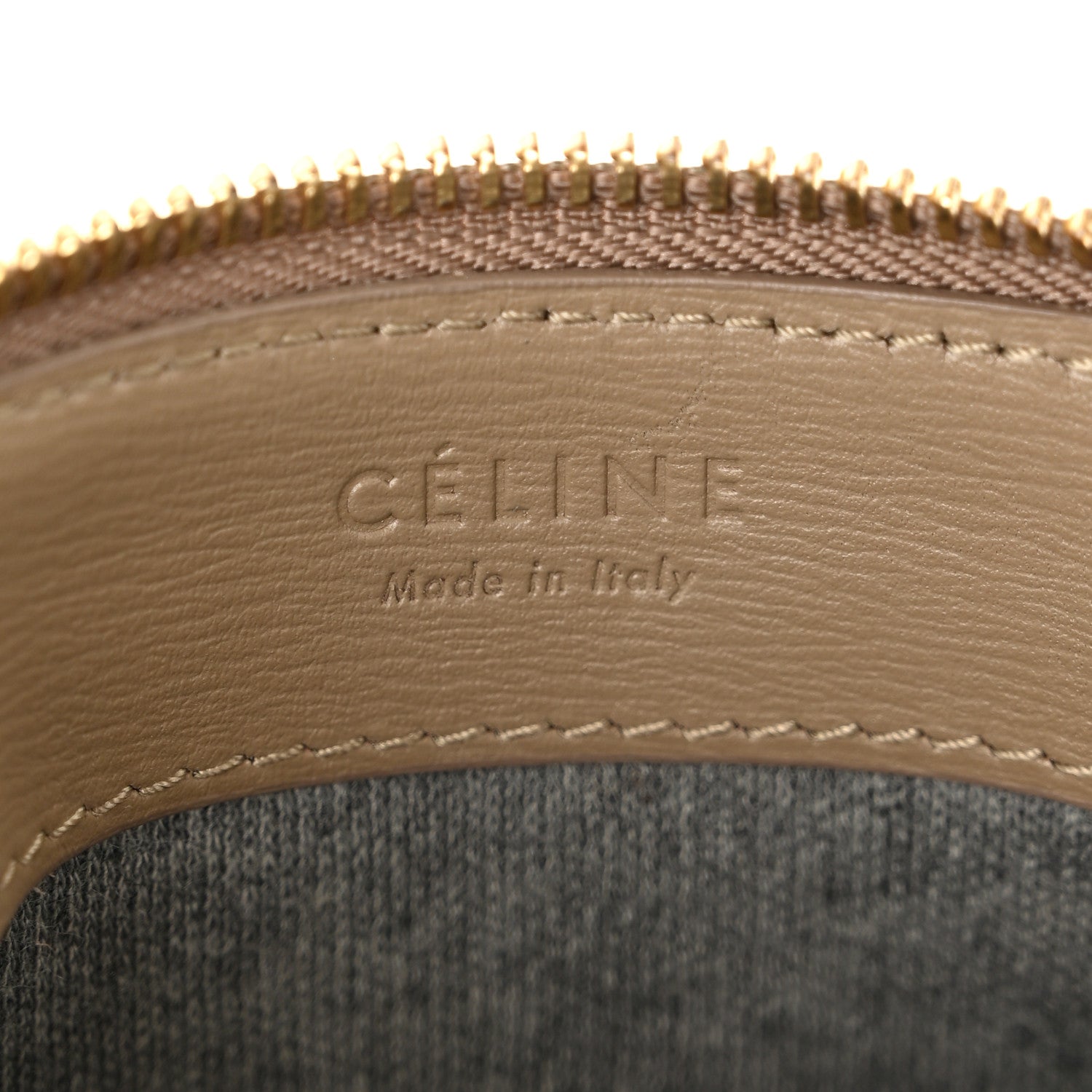 Celine Liege Calfskin Small Trio Crossbody Bag Taupe 8 of 11