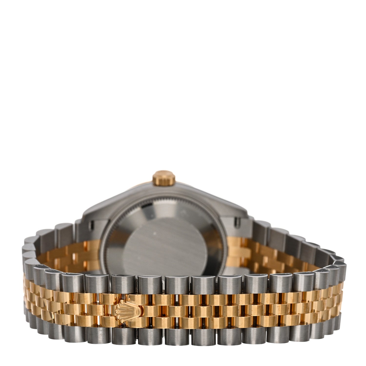 Rolex Stainless Steel 18K Yellow Gold Diamond 31mm Oyster Perpetual Datejust Watch Olive Green Roman 278273 3 of 5