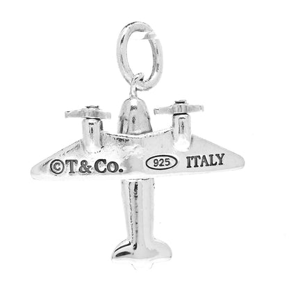 Tiffany Sterling Silver Airplane Charm 3 of 6