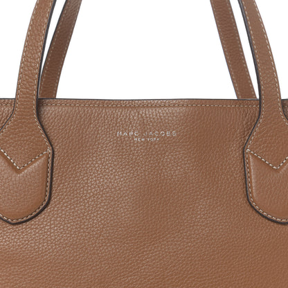 Marc Jacobs Pebbled Calfskin Shopping Tote Brown 10 of 10