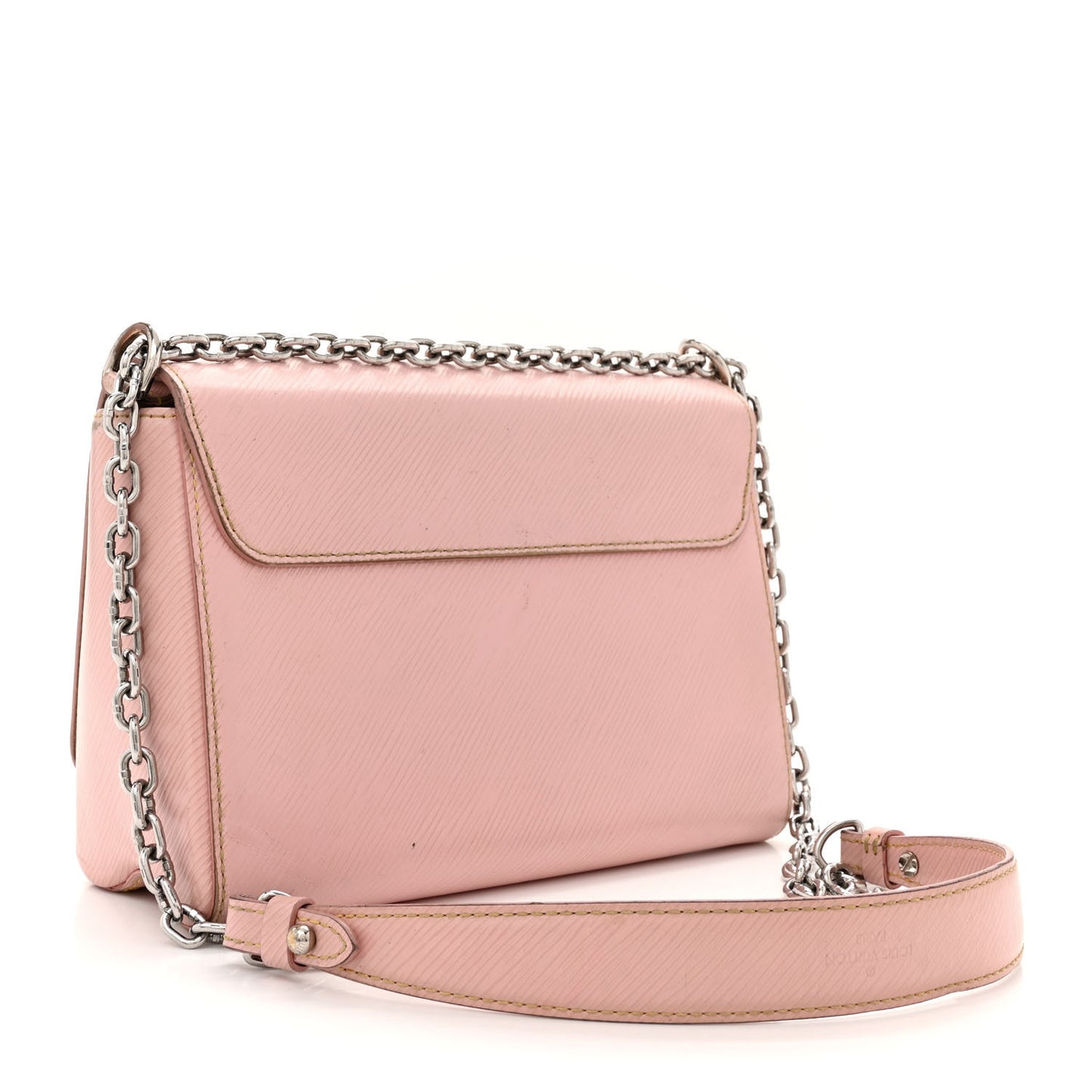 Epi Twist Shoulder Bag MM Rose Ballerine