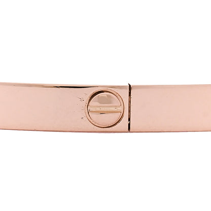 Cartier 18K Pink Gold Small LOVE Bracelet 19 4 of 6