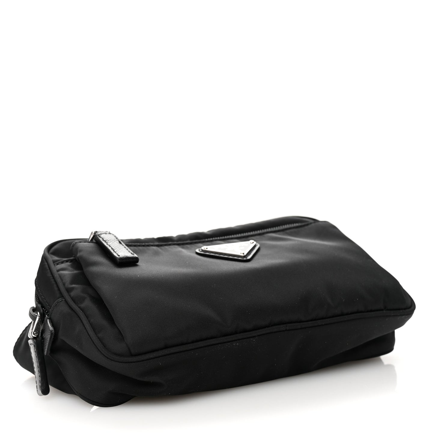 Re-Nylon Saffiano Belt Bag Black