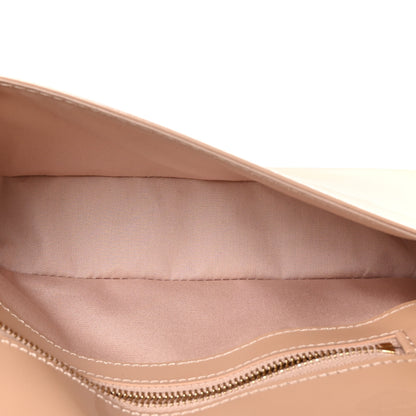 Louis Vuitton Patent Sobe Clutch Creme 5 of 10