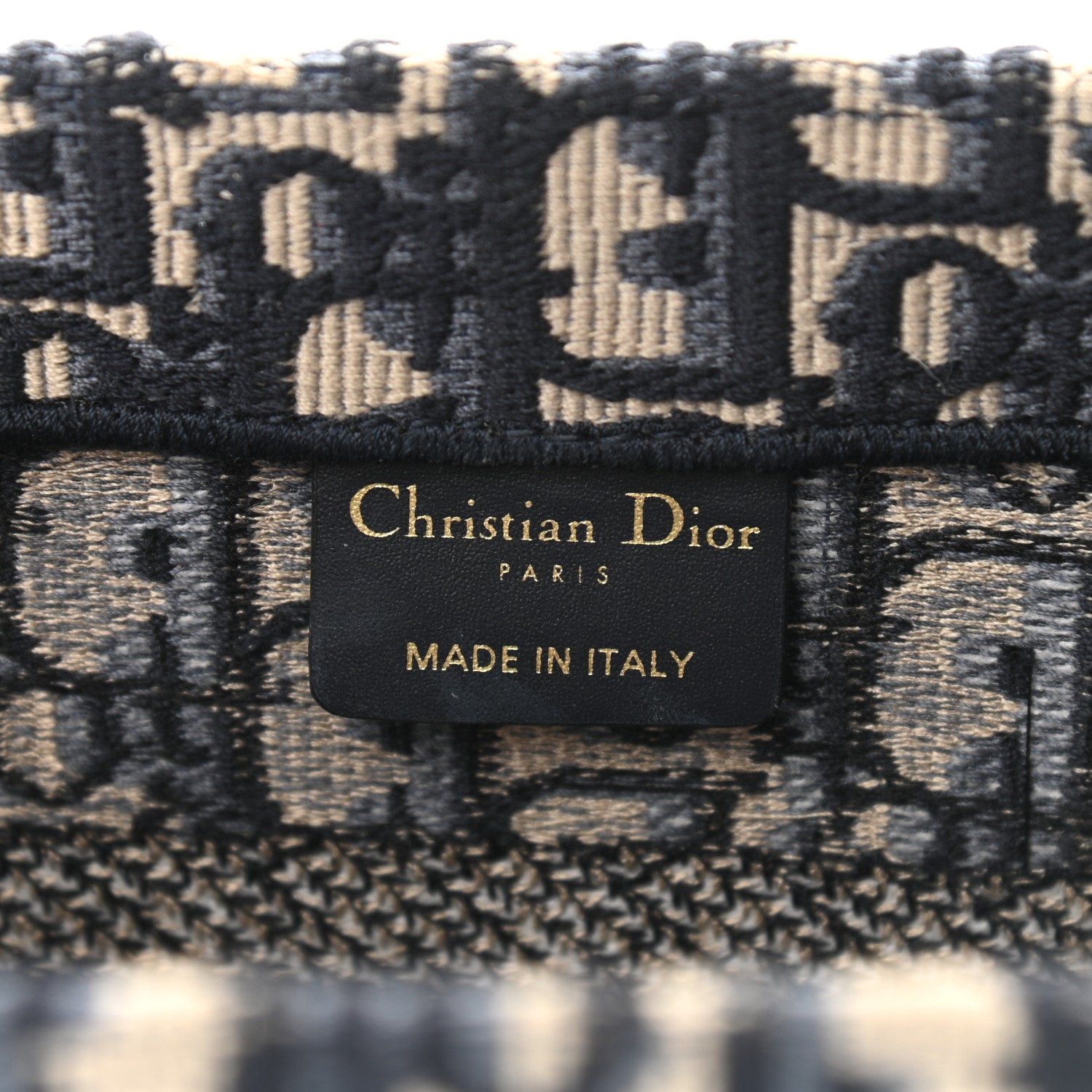 Christian Dior Oblique Small Book Tote Blue Multicolor 6 of 10
