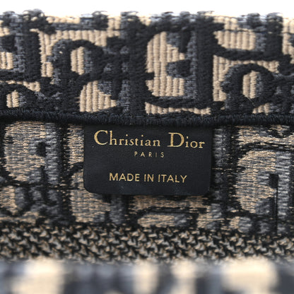 Christian Dior Oblique Small Book Tote Blue Multicolor 6 of 10