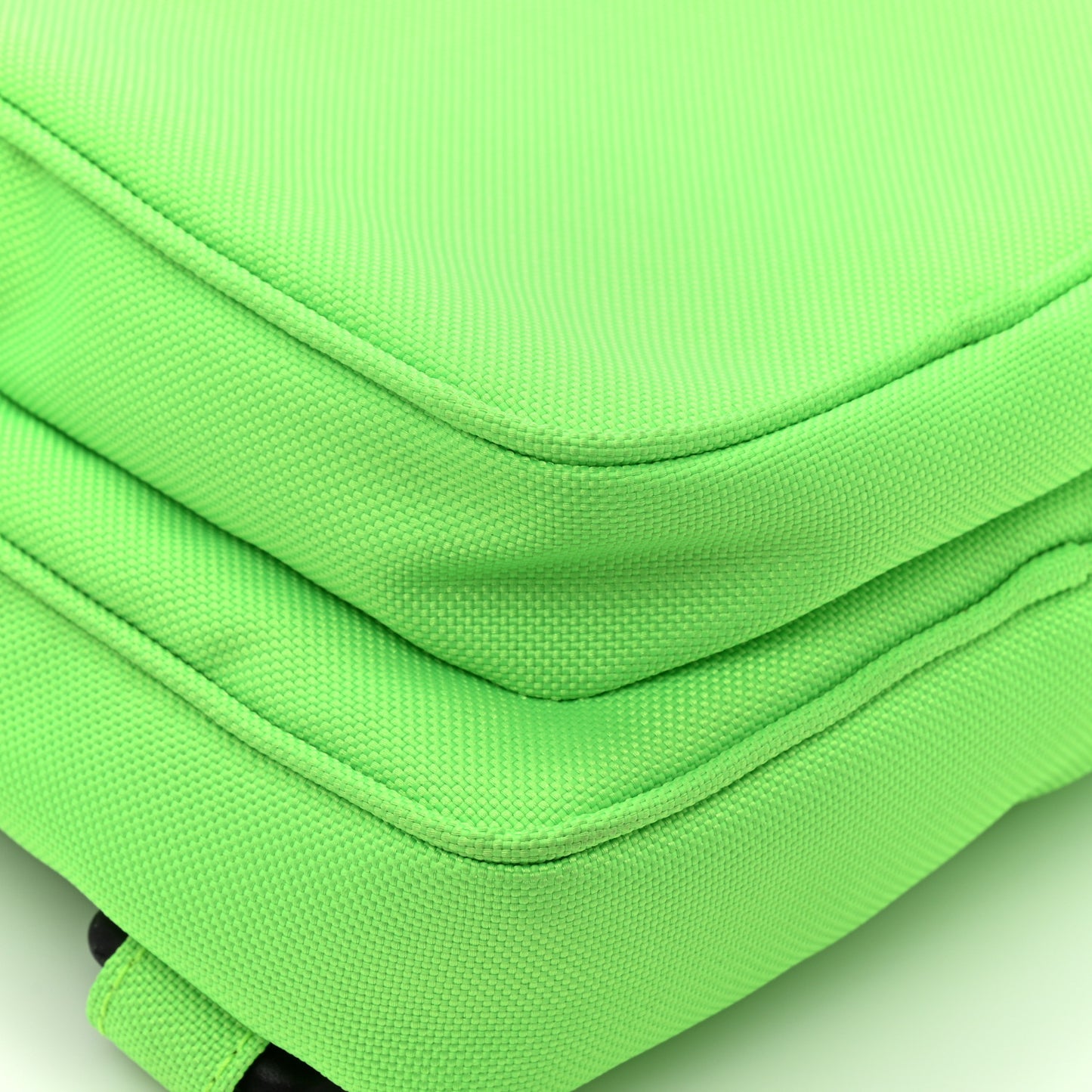 Nylon Explorer Crossbody Messenger Bag Light Fluo Green