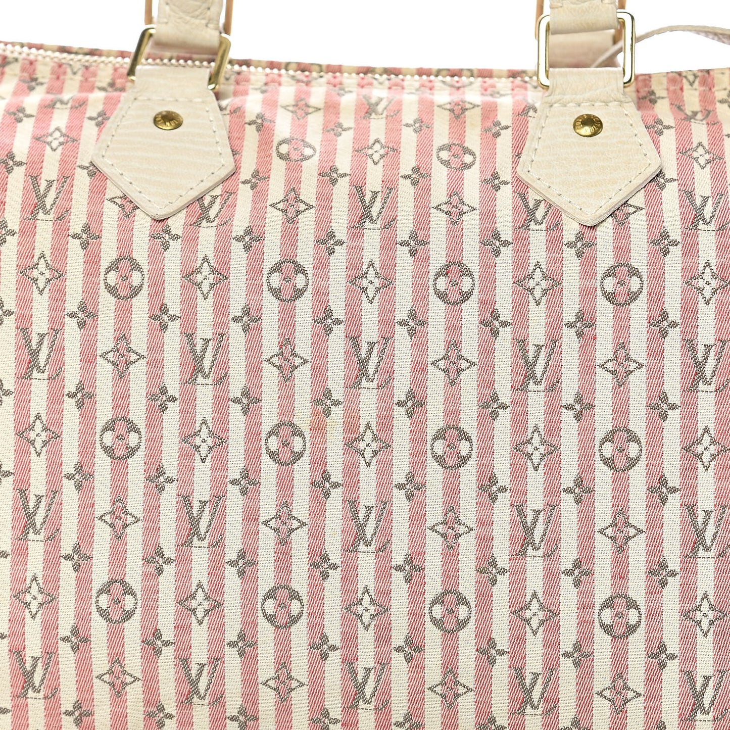 Mini Lin Croisette Speedy 30 Rouge