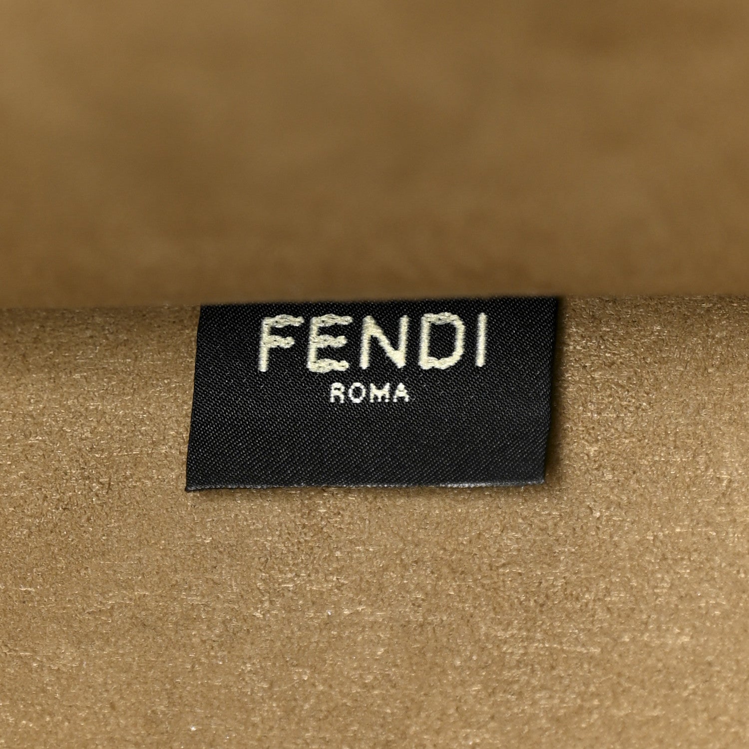 Fendi Fabric Jacquard FF 1974 Logo Large Fendi Sunshine Shopper Tote Tobacco Moro Sand 7 of 11
